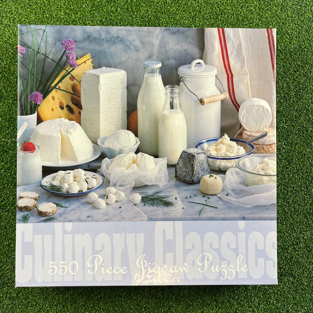 Ceaco Culinary Classics 550 Piece Jigsaw Puzzle Various Dairy